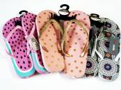 Asstd designs ladies flip-flops (3/4-5/6-7/8)