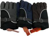 Mens fleece gloves - 3/cols.