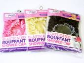 Elasticated lined shower cap - 3/cols*