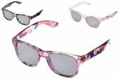 Girls transparent printed sunglasses - 3asstd.