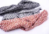 Animal print bandeau - 3/cols.