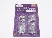 Pack 80, 4asstd safety pins*
(USE PS567)