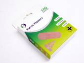 Box 100, assorted sizes fabric plasters*