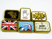 2oz tobacco tins - ASSORTED*