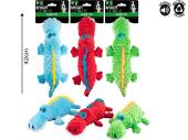 Squeaky plush alligator dog toy - 3/cols* Squeaky plush alligator dog toy - 3/cols*