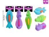 Rubber animal toy with squeaker - 3asstd. Rubber animal toy with squeaker - 3asstd.