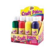 Box 12, craft paints (200ml) - 6/cols* Box 12, craft paints (200ml) - 6/cols*