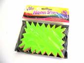 Pkt60, neon stars (10x7.5cm).*