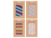 Pack 6, patterned tissue paper - 4asstd*
