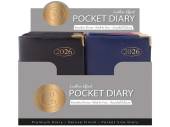 2026, w-t-v pocket diary - 3/cols*
(ADD 30 for display box)