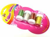 Pkt4 x8g glitter shakers.* Pkt4 x8g glitter shakers.*