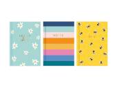 A6 hard back notebook - 3asstd*