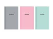 A6 pastels notebook - 3/cols*