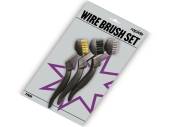 Pkt 3, wire brushes*