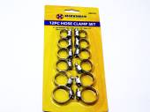 Pkt 12, asstd hose clamps*