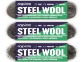 Multi-use steel wool - 3asstd*
(fine/med/coarse)