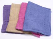 Plain bath towels - 8/cols*