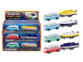 Teamsterz campervan and speedboat.
(ADD 9 FOR DISPLAY)
