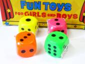 2.5cm dice - 4/cols (ideal for party bags)*
