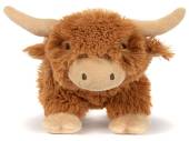 Plush highland cow (made from recycled plastic bottles)