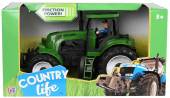 Country Life friction power tractor - 3/cols.USE TY312