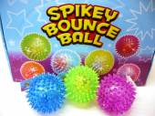 BOX 12, spikey bounce ball with light BOX 12, spikey bounce ball with light