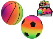 Box 6, 12.5cm pvc neon sports ball.