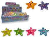 Box 12, 9cm squeezy star fish 6/cols*