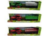 Tractor and trailer L40cm - 3asstd.