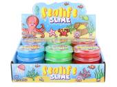40g sealife slime tubs, 7cmx2cm - 3/cols  (ADD 24 FOR DISPLAY)