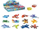 Box 12, asstd sea animals brick kits*