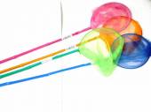 Box 144, bright colour fishing nets 110cm TOTAL LENGTH*
