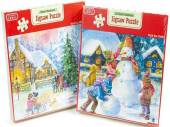 1000pc Christmas jigsaw puzzle (73x48cm) - 2asstd*