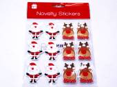 Pack 12, Santa/reindeer stickers.