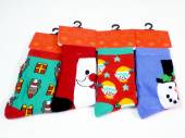 Childs Christmas sock (9-12/12-3/4-6) - 4asstd Childs Christmas sock (9-12/12-3/4-6) - 4asstd