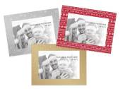 Pack 6, Christmas photo frame cards (4x6") - 3asstd.