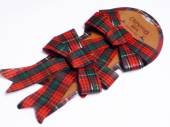 Pack 2, plastic Christmas bows*