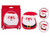16cm plush Santa hand warmer.
(heats in microwave) 16cm plush Santa hand warmer.
(heats in microwave)
