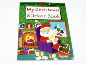 My Christmas sticker book.