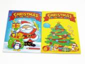 A6 Christmas colouring book - 2asstd*