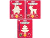 Paint your own Christmas tree decoration - 3asstd*