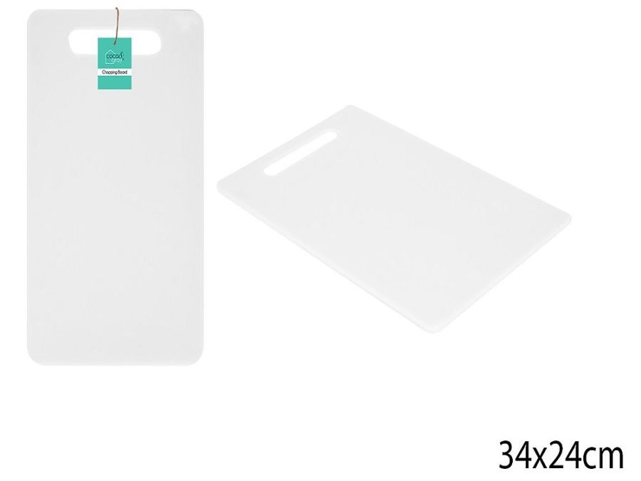 White plastic chop board*
(34x24cm)