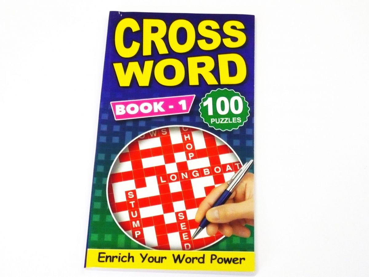 Crossword books (22x12cm) - 4asstd*