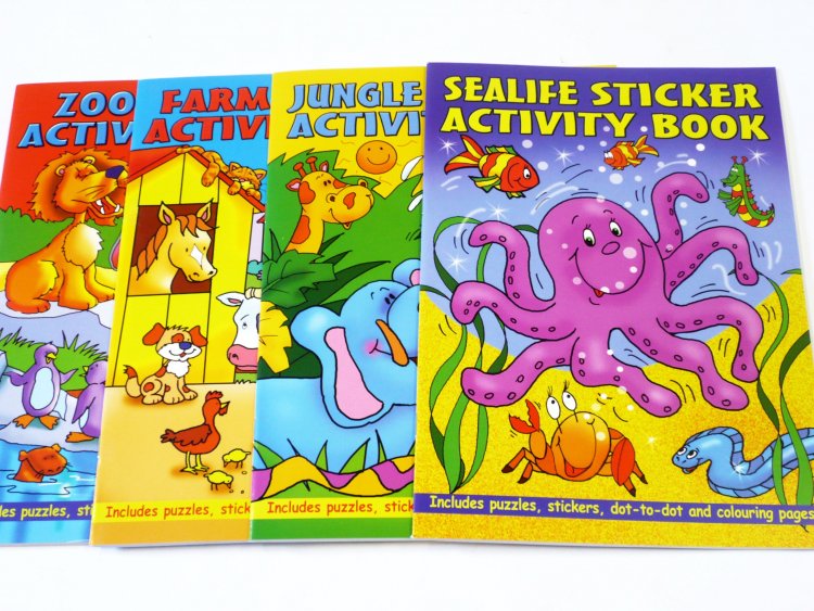 Activity sticker book - 4asstd*