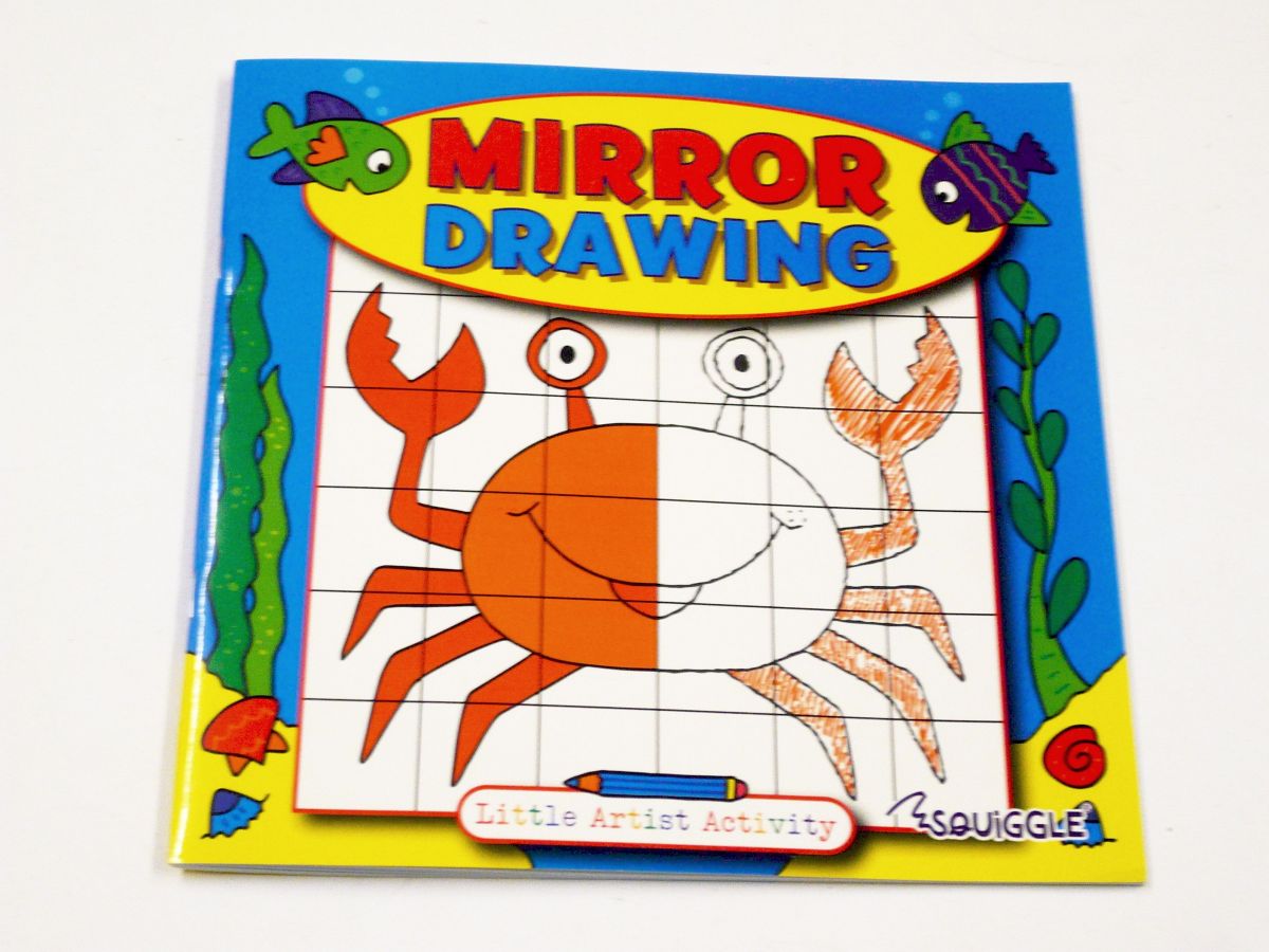 Mirror drawing and colour book*