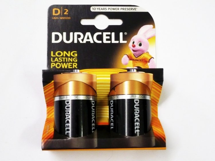 Pkt 2, Duracell LR20.