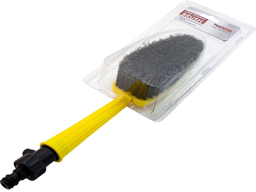 Spray and wash brush*