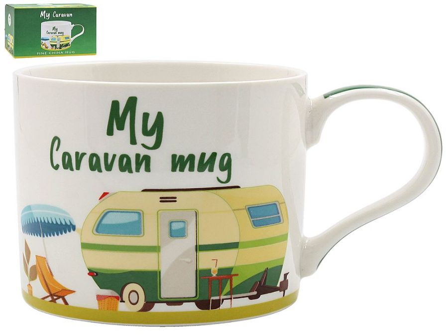 My Caravan boxed fine china mug*