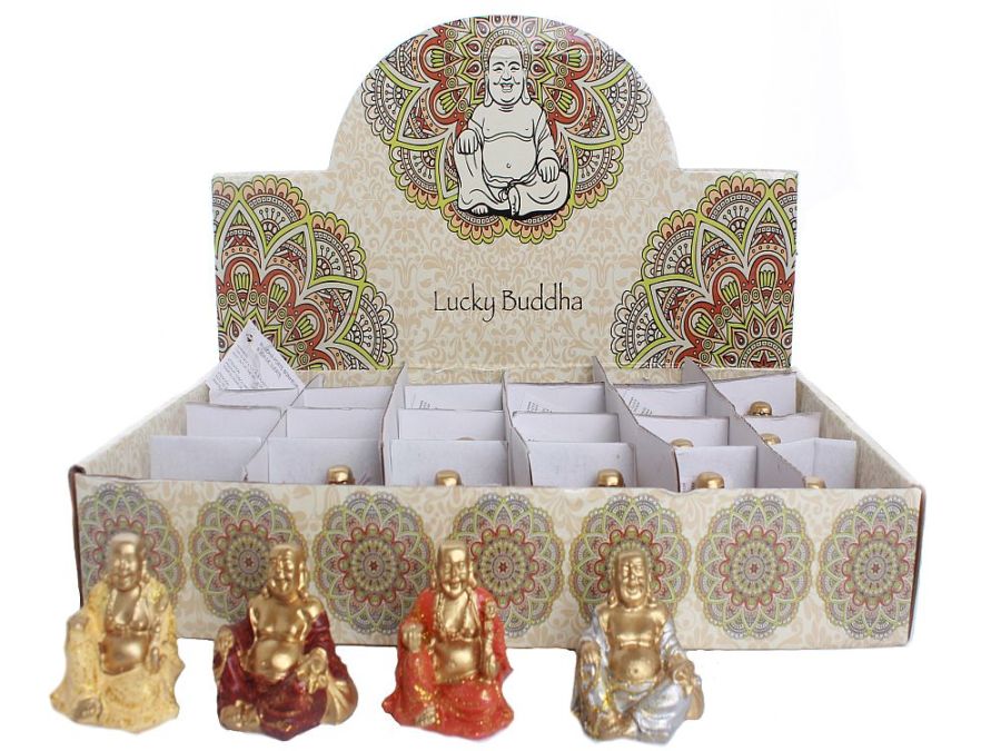 Lucky sitting buddha - 4asstd.
(ADD 24 FOR DISPLAY)