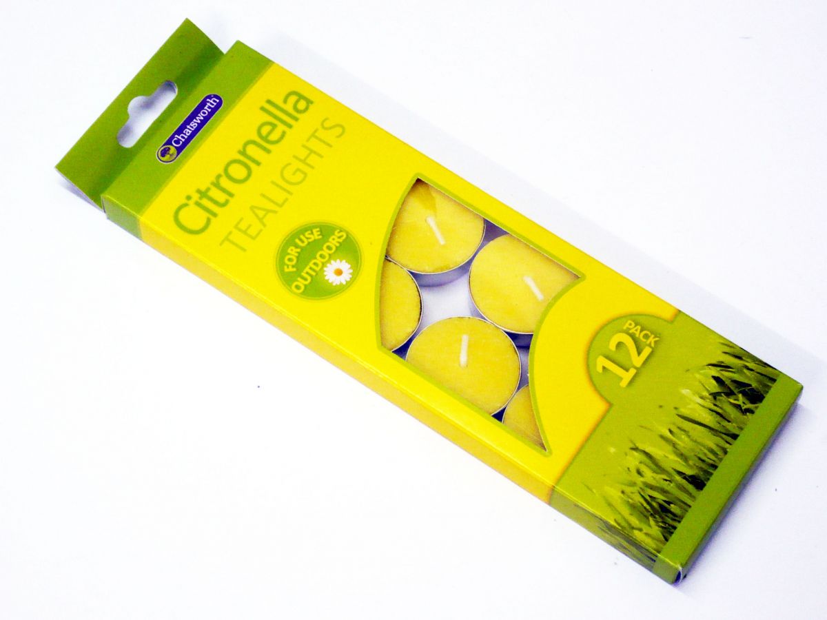 Pkt 12, citronella tea lights* Pkt 12, citronella tea lights*